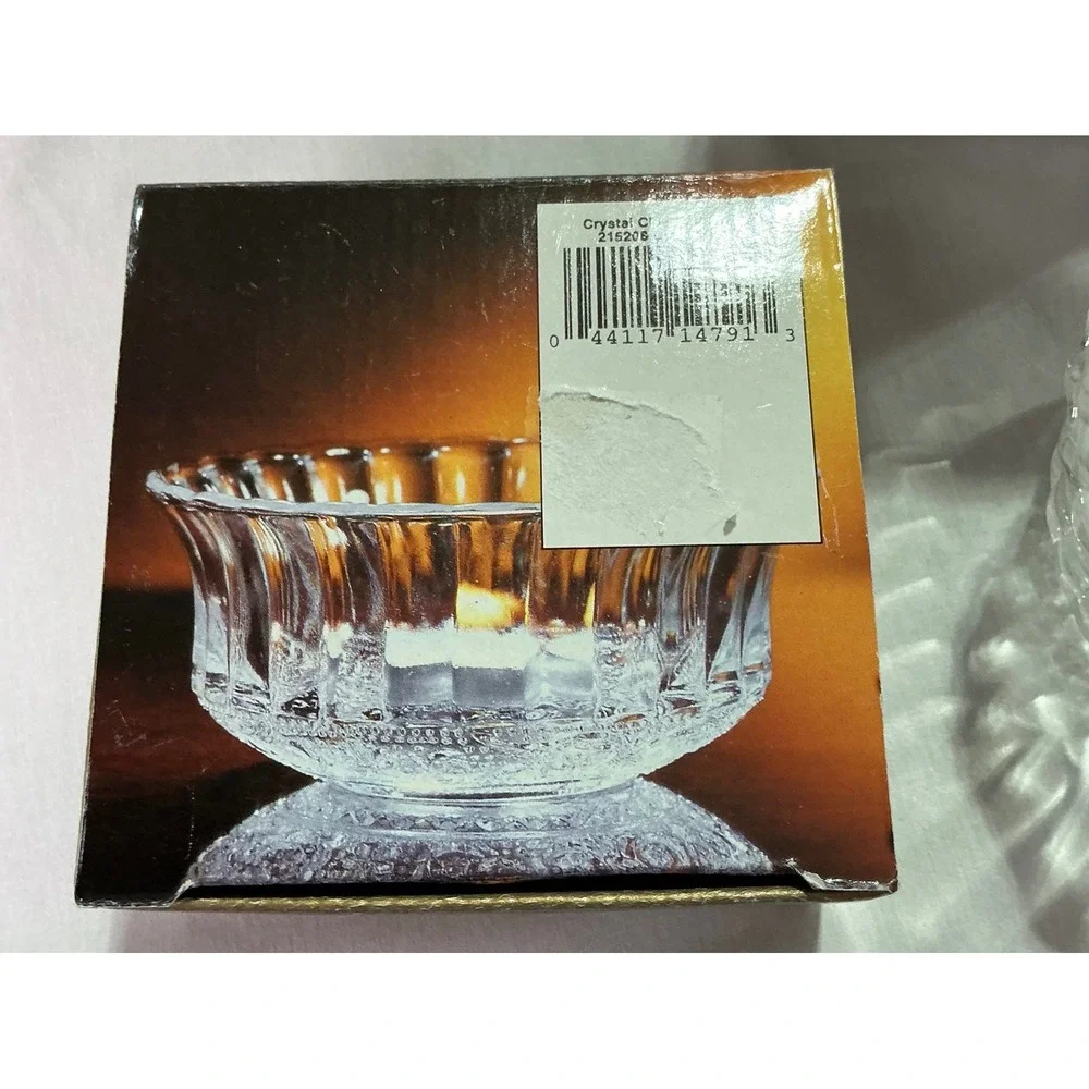 Pair Crystal Clear Trellis 4.5